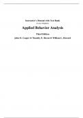 Applied Behavior Analysis &lpar;3rd Edition&rpar; by John O&period; Cooper&comma; Timothy E&period; Heron & William L&period; Heward &ndash; Complete Test Bank and Instructor Manual