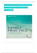 TEST BANKS For Family Practice Guidelines, 6th Edition by Jill C. Cash; Cheryl A. Glass, Verified Chapters 1 - 23, Complete Newest Version