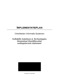 implementatieplan Softskills Solutions & Technologies