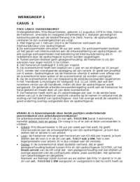 Werkgroepen Arbeidsrecht