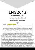 ENG2612 Assignment 2 (ANSWERS) 2024 - DISTINCTION GUARANTEED