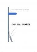 IND 2601 NOTES.