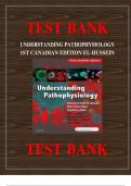 Test Bank for Understanding Pathophysiology, 1st Canadian Edition by Mohamed El-Hussein, Kelly Power-Kean, Stephanie Zettel, Sue Huether, Kathryn McCance 9781771721172 Chapter 1-42 Complete Guide.