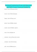 Paralegal Certification Exam with Questions and 100&percnt; Correct Answers&sol; Graded A&plus;