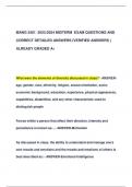 MANG 3401 2023-2024 MIDTERM EXAM QUESTIONS AND  CORRECT DETAILED ANSWERS &lpar;VERIFIED ANSWERS &rpar;  ALREADY GRADED A&plus;