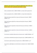 COMPLETE&semi; SPECTRUM FIELD TECHNICIAN ONBOARDING FINAL EXAM 2024&period; RECENT UPDATE WITH ANSWERED QUESTIONS&vert; A&plus; SCORE&period; 