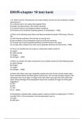 ENVR-chapter 19 test bank questions and answers  A&plus; score assured 2024&sol;2025 