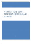 WGU C725 REAL EXAM 2024/2025 QUESTIONS AND ANSWERS.