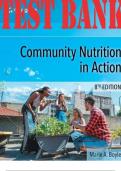 Community Nutrition in Action 8th Edition Marie Boyle_TEST BANK