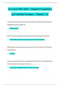 SSGT Questions and Verified Answers  Pack &vert; Passed &vert; A&plus; 