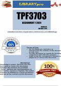 TPF3703 Assignment 1 (COMPLETE ANSWERS) 2024