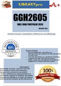 GGH2605 May/June Exam Portfolio 2024