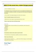 &bull;&Tab; BIOD 171 PRE EXAM FINAL FORMAT Portage Learning