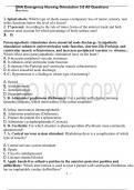 ENA Emergency Nursing Orientation 3.0 All Questions Review