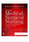Test Bank -- Lewis's Medical-Surgical Nursing: Assessment and Management of Clinical Problems, Single Volume 11th Edition, by Mariann M. Harding All Chapters Included.