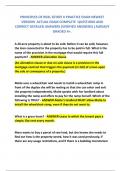 PRINCIPLES OF REAL ESTATE II PRACTICE EXAM NEWEST VERSION  ACTUAL EXAM COMPLETE  QUESTIONS AND CORRECT DETAILED ANSWERS &lpar;VERIFIED ANSWERS&rpar; &vert;ALREADY GRADED A&plus;&period;