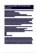 CIC Studying 2023&lowbar; CIC Practice Exam Questions