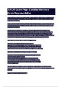 CRCR Exam Prep&comma; Certified Revenue Cycle Representative