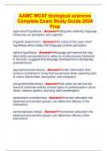 AAMC MCAT biological sciences Complete Exam Study Guide 2024 Prep