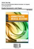 Test Bank for Kinn's The Administrative Medical Assistant: An Applied Learning Approach, 14th Edition by Niedzwiecki, 9780323613651, Covering Chapters 1-22 | Includes Rationales