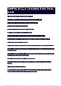 TOMPSC SCCJA Cumulative Exam Study Guide