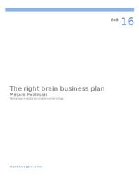 The right brain business Plan