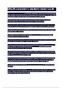 SCCJA cumulative academy study Guide