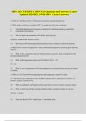 DHN 241 CERTIFICATION Test Questions and Answers &vert; Latest Updated 2024&sol;2025 &vert; With 100&percnt; Correct Answers