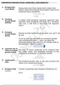 CORPORATE FINANCE STUDY GUIDE WELL EXPLAINED #12