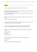 QCM with question and answers