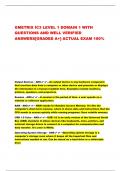 GMETRIX IC3 LEVEL 1 DOMAIN 1 WITH QUESTIONS AND WELL VERIFIED ANSWERS&lbrack;GRADED A&plus;&rsqb; ACTUAL EXAM 100&percnt;