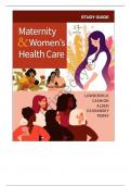 Test Bank for Maternity and Women’s Health Care, 13th Edition (Lowdermilk, 2024), Chapter 1-37 | All Chapters