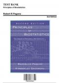 Solution Manual for Principles of Biostatistics&comma; 2nd Edition by Robert R Pagano&comma; 9780534229023&comma; Covering Chapters 1-22 &vert; Includes Rationales
