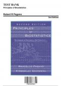 Solution Manual for Principles of Biostatistics, 2nd Edition by Robert R Pagano, 9780534229023, Covering Chapters 1-22 | Includes Rationales
