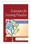 Test Bank for Concepts for Nursing Practice, 4th Edition (Giddens,2024), Chapter 1-57
