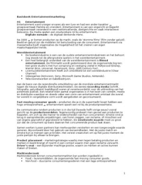 Samenvatting Entertainmentmarketing 