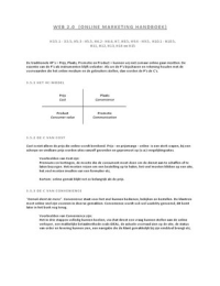Samenvatting Handboek Online Marketing 4