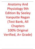 Test Bank For Anatomy And Physiology 9th Edition By  Seeley Vanputte Regan