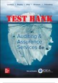 TEST BANK FOR AUDITING AND ASSURANCE SERVICES 8TH EDITION BY TIMOTHY LOUWERS, PENELOPE BAGLEY, ALLEN BLAY, JERRY STRAWSER, JAY THIBODEAU AND DAVID SINASON