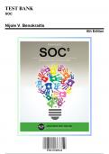 Test Bank: SOC, 6th Edition by Nijole V. Benokraitis - Chapters 1-16, 9781337405218 | Rationals Included