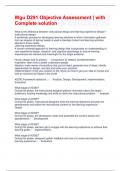 Wgu D291 Objective Assessment &vert; with Complete solution 