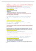 ATI RN Fundamentals Online Practice A EXAM 2024-2025 QUESTIONS AND ANSWERS 100 &percnt; PASS  SOLUTION A&plus; GRADE