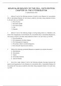 TESTBANK OF  MOLECULAR BIOLOGY OF THE CELL&comma; SIXTH EDITION CHAPTER 16&colon; THE CYTOSKELETON &copy; Garland Science 2015