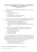 TESTBANK OF MOLECULAR BIOLOGY OF THE CELL&comma; SIXTH EDITION CHAPTER 18&colon; CELL DEATH WITH ANSWERS 