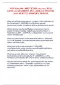 WGU C963 OA LATEST EXAM 2023-2024 REAL EXAM 200 QUESTIONS AND CORRECT ANSWERS &lpar;100&percnt; VERIFIED ANSWERS&rpar; AGRADE&period;