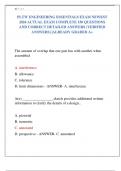 PLTW ENGINEERING ESSENTIALS EXAM NEWEST  2024 ACTUAL EXAM COMPLETE 150 QUESTIONS  AND CORRECT DETAILED ANSWERS &lpar;VERIFIED  ANSWERS&rpar; &vert;ALREADY GRADED A&plus;
