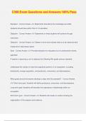 C368 Exam Questions and Answers 100&percnt; Pass