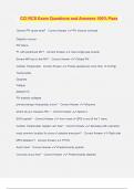 CCI RCS Exam Questions and Answers 100&percnt; Pass