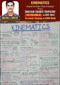 Kinematics Short Notes