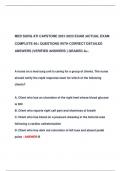 MED SURG ATI CAPSTONE 2021-2023 EXAM &vert;ACTUAL EXAM  COMPLETE 40&plus; QUESTIONS WITH CORRECT DETAILED  ANSWERS &lpar;VERIFIED ANSWERS &rpar; GRADED A&plus;&period;